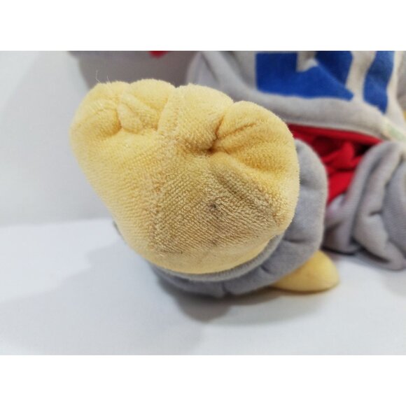 Cabbage Patch Kids Koosas Cat 14in Plush Doll Sweats Red Gray 1983 CPK Outfit - Picture 7 of 10